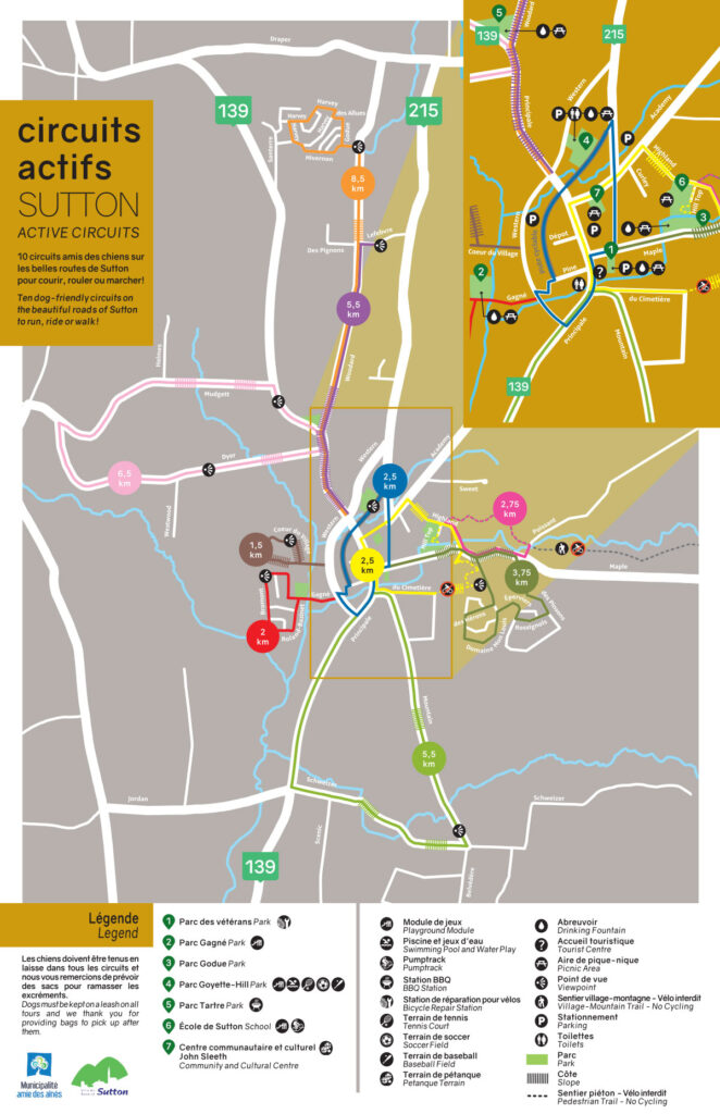 Carte circuits actifs - Sutton 2022