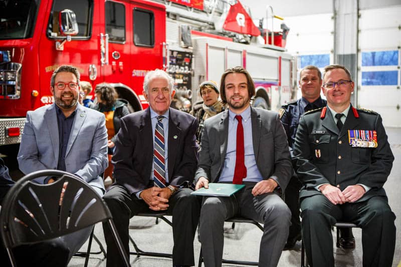 Ceremony honoring Sutton firefighters - November 30, 2024