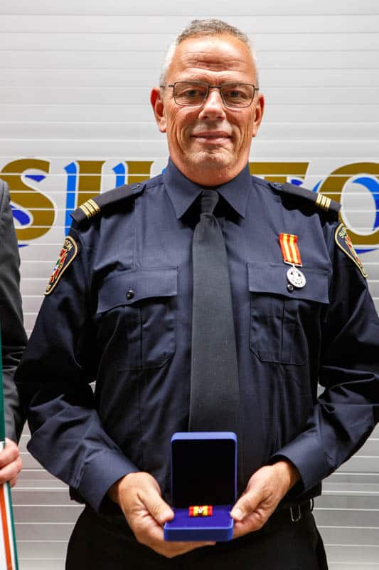 Ceremony honoring Sutton firefighters - November 30, 2024