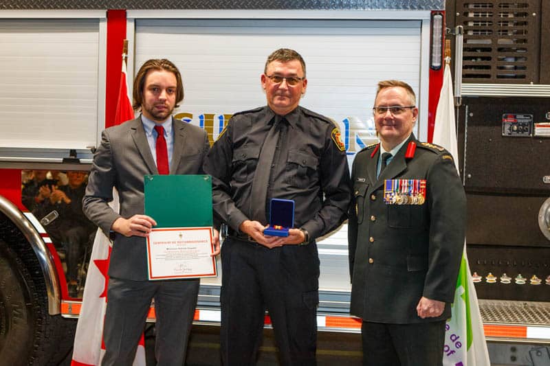 Ceremony honoring Sutton firefighters - November 30, 2024