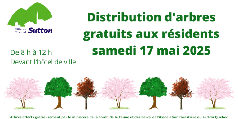 Distribution d'arbres 17 mai 2025 FR