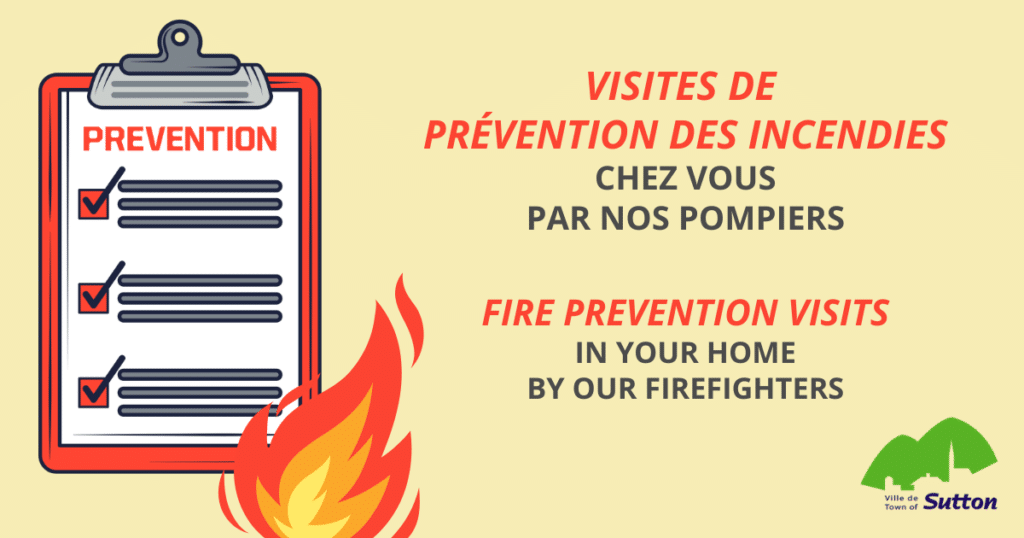 Visuel visite prévention incendies