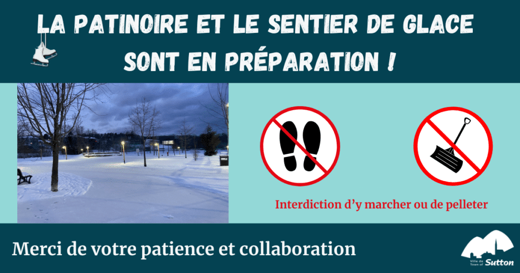 Patinoire - PRÉPARATION - 2024