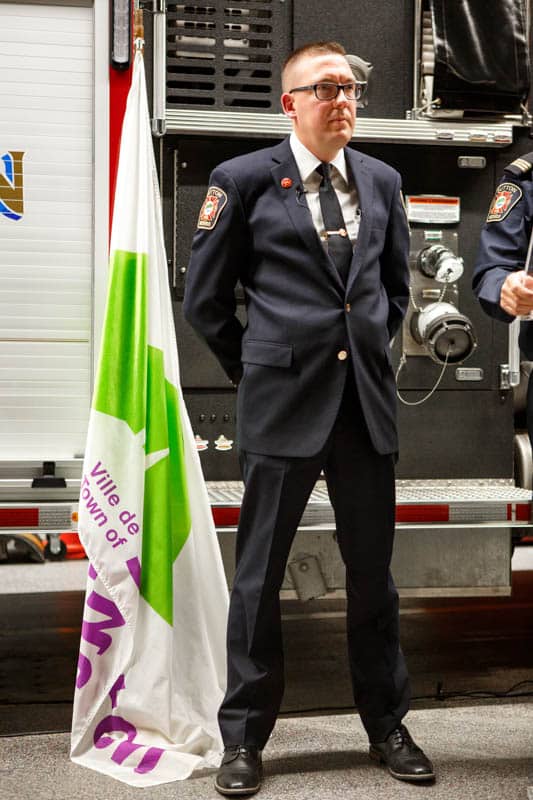 Cérémonie honorant les pompiers de Sutton - 30 novembre 2024