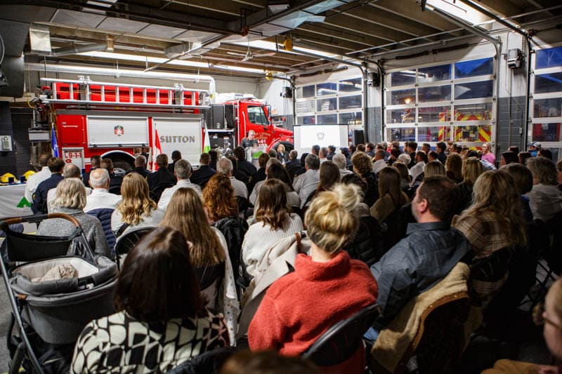 Cérémonie honorant les pompiers de Sutton - 30 novembre 2024