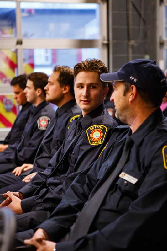Cérémonie honorant les pompiers de Sutton - 30 novembre 2024