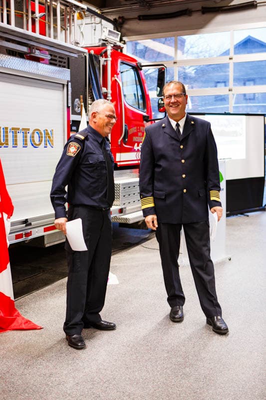 Cérémonie honorant les pompiers de Sutton - 30 novembre 2024