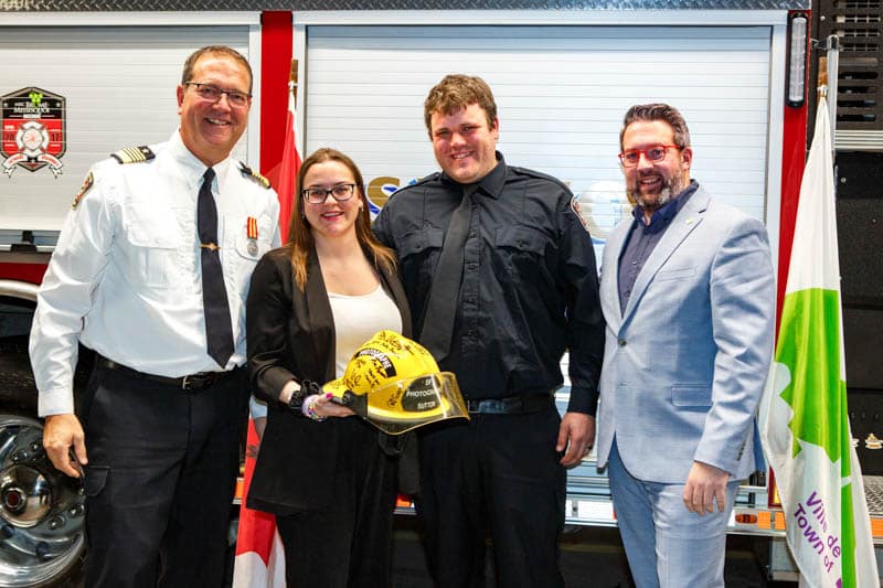 Cérémonie honorant les pompiers de Sutton - 30 novembre 2024