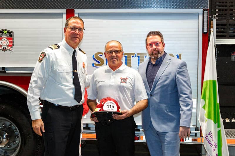 Cérémonie honorant les pompiers de Sutton - 30 novembre 2024