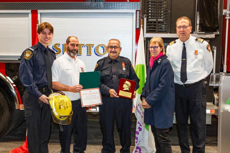 Cérémonie honorant les pompiers de Sutton - 30 novembre 2024