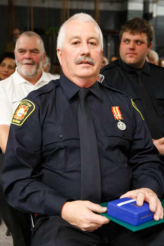 Cérémonie honorant les pompiers de Sutton - 30 novembre 2024