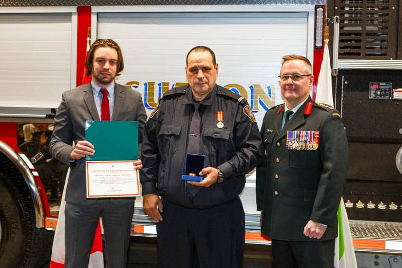 Cérémonie honorant les pompiers de Sutton - 30 novembre 2024