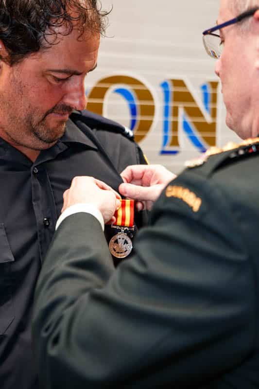 Cérémonie honorant les pompiers de Sutton - 30 novembre 2024
