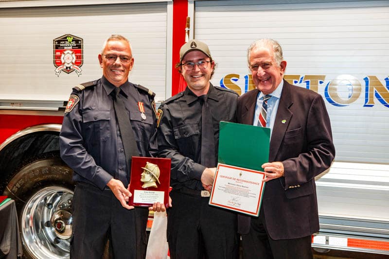Cérémonie honorant les pompiers de Sutton - 30 novembre 2024