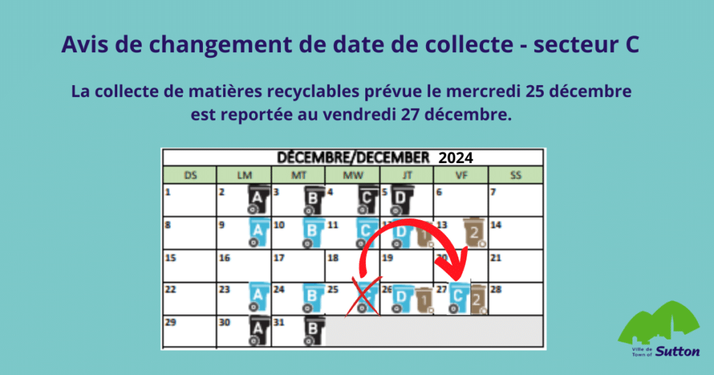 Visuel avis Changement collecte 25-12-24 secteur C