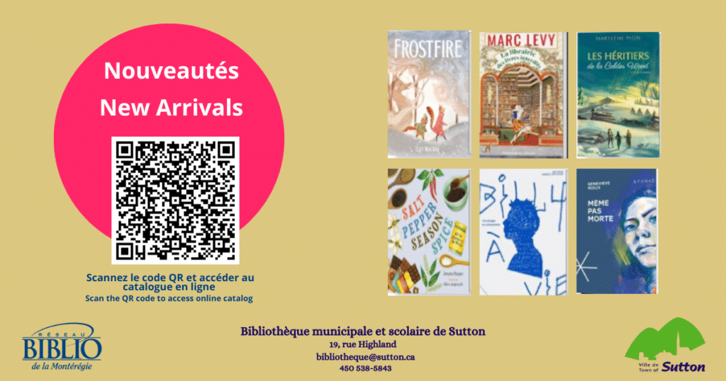 Nouveautés en bibliothèque Février 2025
