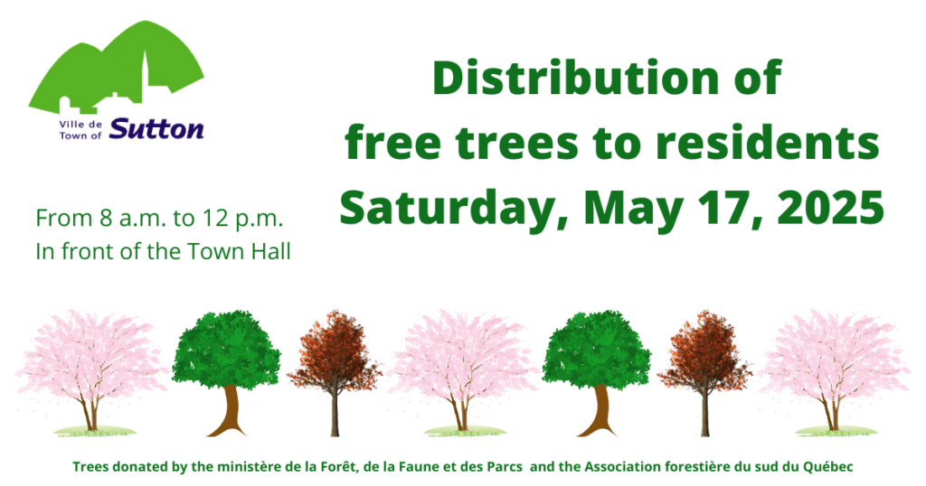Distribution d'arbres 17 mai 2025 EN