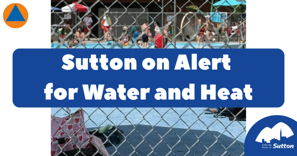 Sutton en mode alerte pour l’eau et la chaleur EN