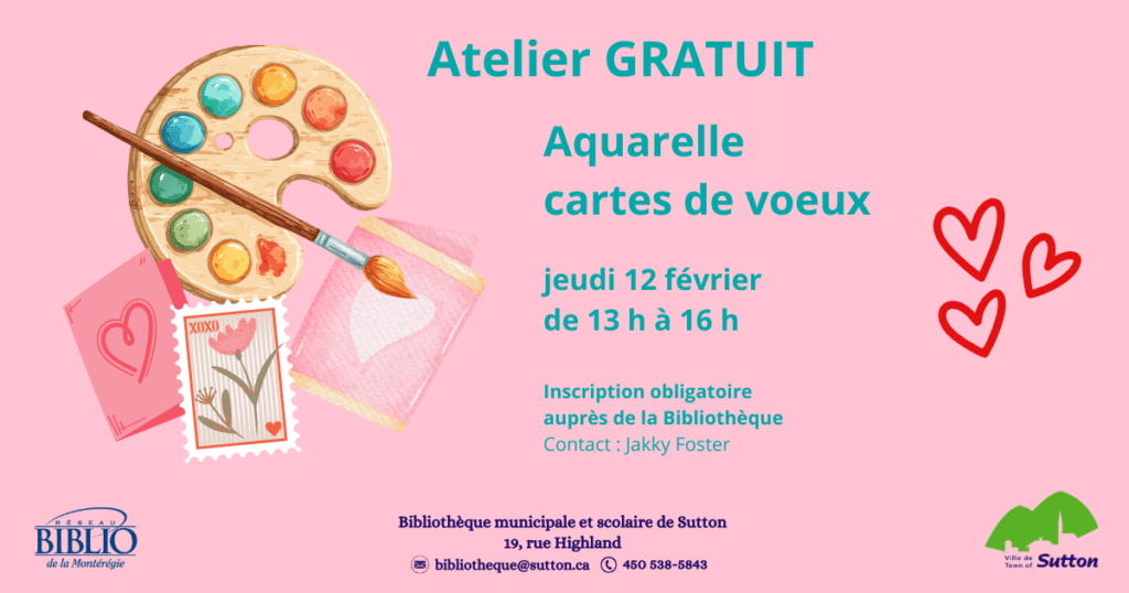 Aquarelle St-Valentin 8.5x11 Workshop FR