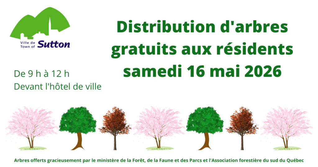 Distribution d'arbres 2026