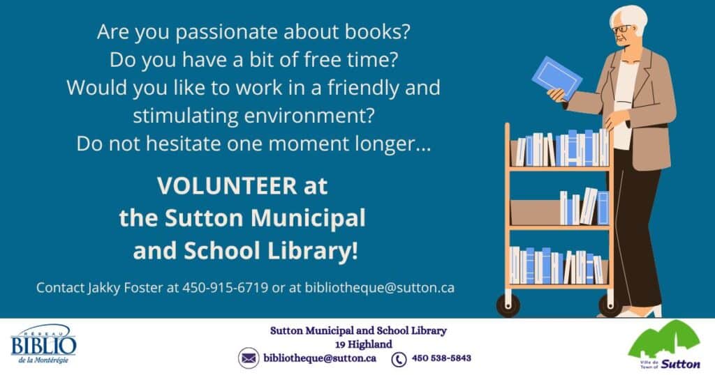 visuel Recrutement bénévoles biblio ENG